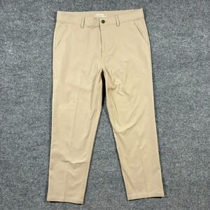32 Degree Cool Mens Pants Size 32 Beige Stretch Performance Outdoor Mid Rise